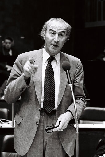 European Commissioner Henk VREDELING during the plenary session from December 11 to 15, 1978, in Luxembourg.