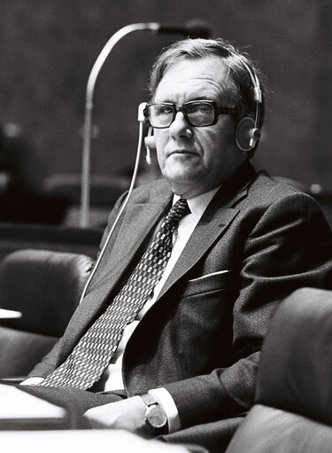 Børge HALVGAARD during the plenary session from December 11 to 15, 1978, in Luxembourg.