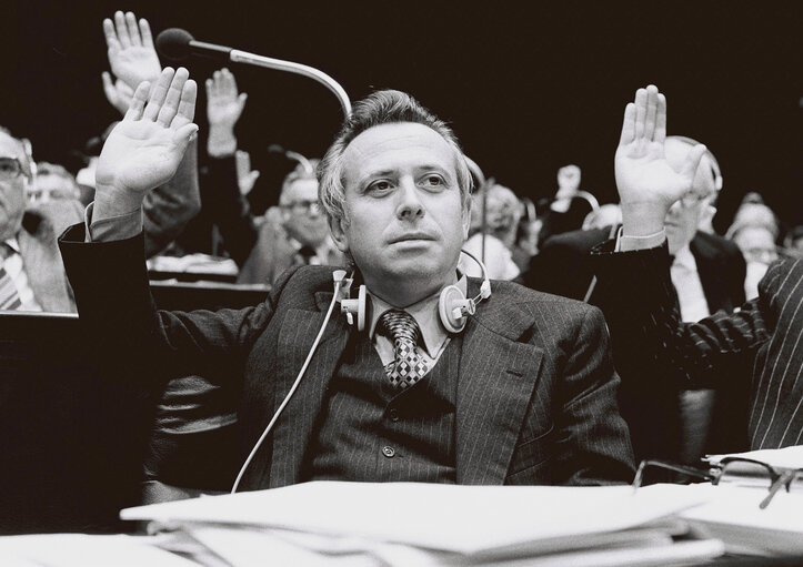 Luigi GRANELLI during the plenary session from December 11 to 15, 1978, in Luxembourg.