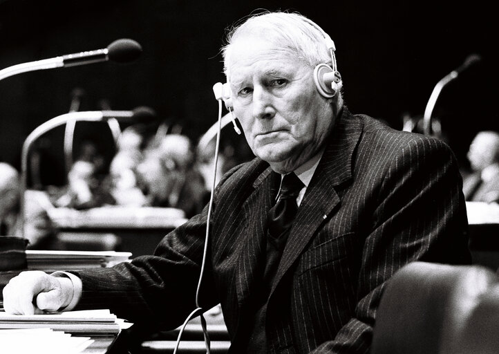 Charles DURAND during the plenary session from December 11 to 15, 1978, in Luxembourg.