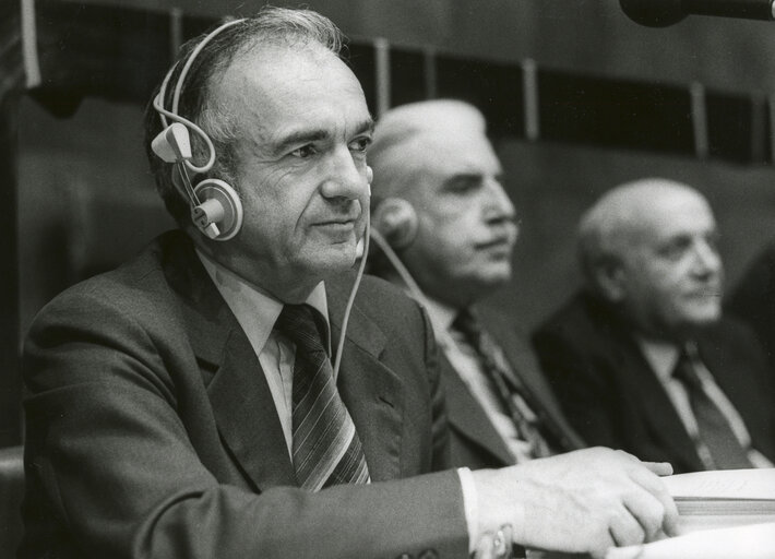 André SOURY during the plenary session from December 11 to 15, 1978, in Luxembourg.