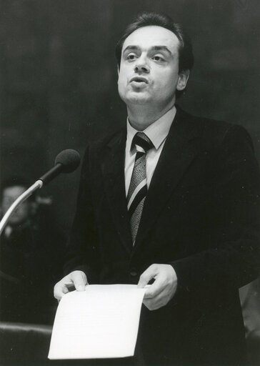 Heinz SCHREIBER during the plenary session from December 11 to 15, 1978, in Luxembourg.