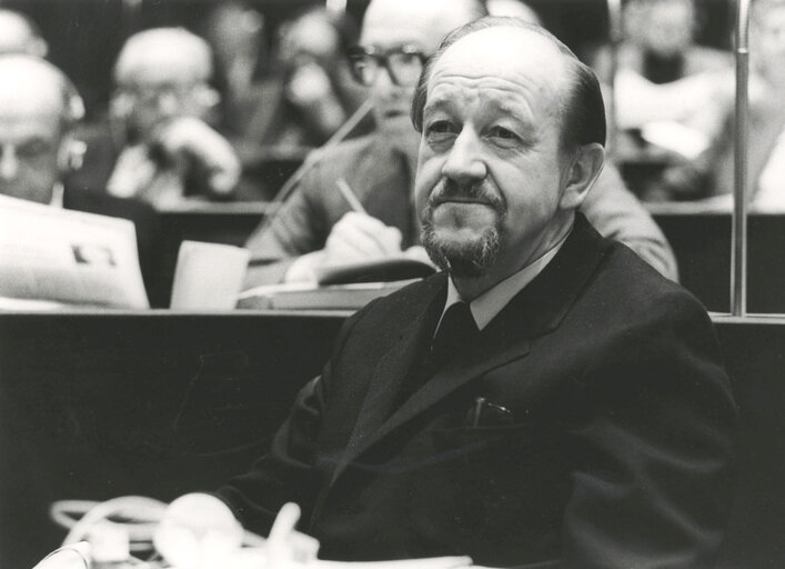 Erik Carl HOLST during the plenary session from December 11 to 15, 1978, in Luxembourg.