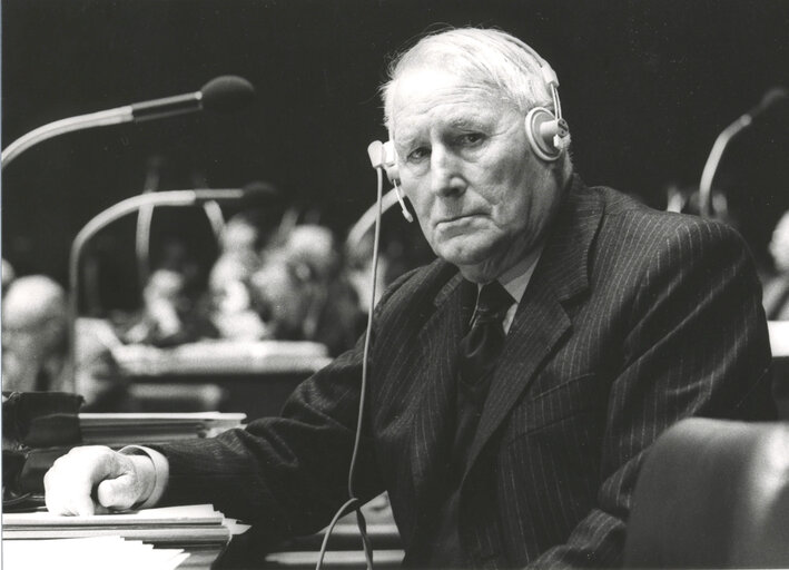 Charles DURAND during the plenary session from December 11 to 15, 1978, in Luxembourg.