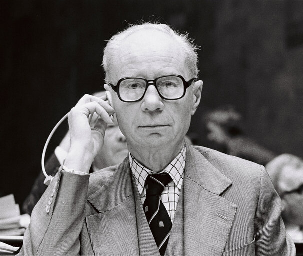 Charles FLETCHER-COOKE during the plenary session from December 11 to 15, 1978, in Luxembourg.