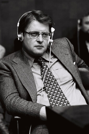 Manfred SCHMIDT during the plenary session from December 11 to 15, 1978, in Luxembourg.