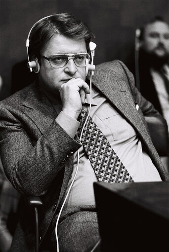 Manfred SCHMIDT during the plenary session from December 11 to 15, 1978, in Luxembourg.