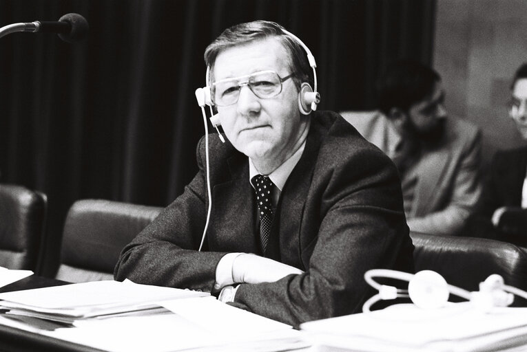 Teun TOLMAN during the plenary session from December 11 to 15, 1978, in Luxembourg.