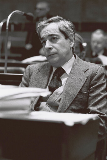 Vincenzo BETTIZA during the plenary session from December 11 to 15, 1978, in Luxembourg.