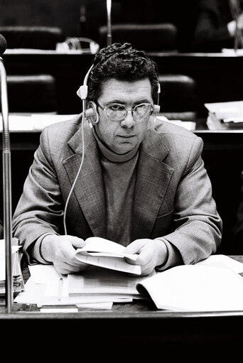 Liam KAVANAGH during the plenary session from December 11 to 15, 1978, in Luxembourg.