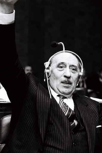 Albert LIOGIER during the plenary session from December 11 to 15, 1978, in Luxembourg.