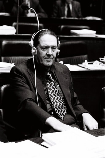 Erling DINESEN during the plenary session from December 11 to 15, 1978, in Luxembourg.