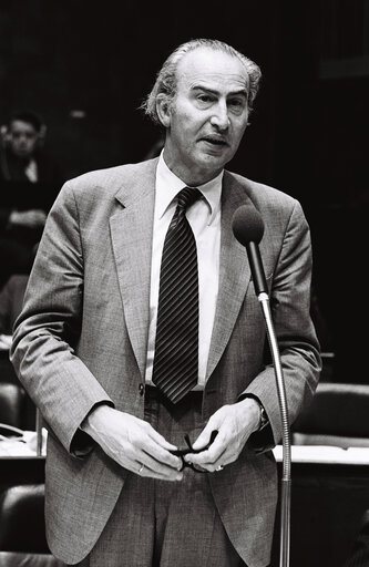 European Commissioner Henk VREDELING during the plenary session from December 11 to 15, 1978, in Luxembourg.