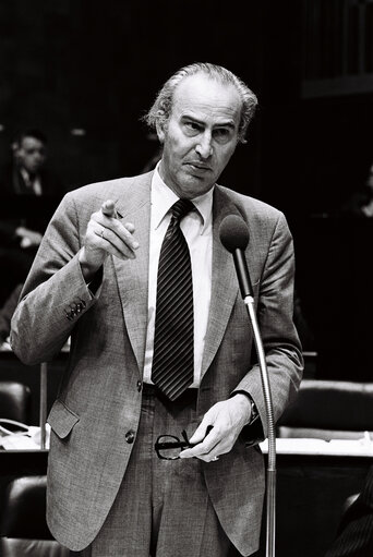 European Commissioner Henk VREDELING during the plenary session from December 11 to 15, 1978, in Luxembourg.