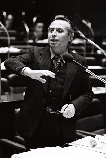 Luigi GRANELLI during the plenary session from December 11 to 15, 1978, in Luxembourg.