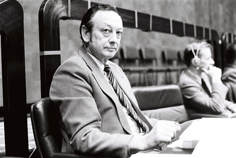 Kurt JUNG during the plenary session from December 11 to 15, 1978, in Luxembourg.