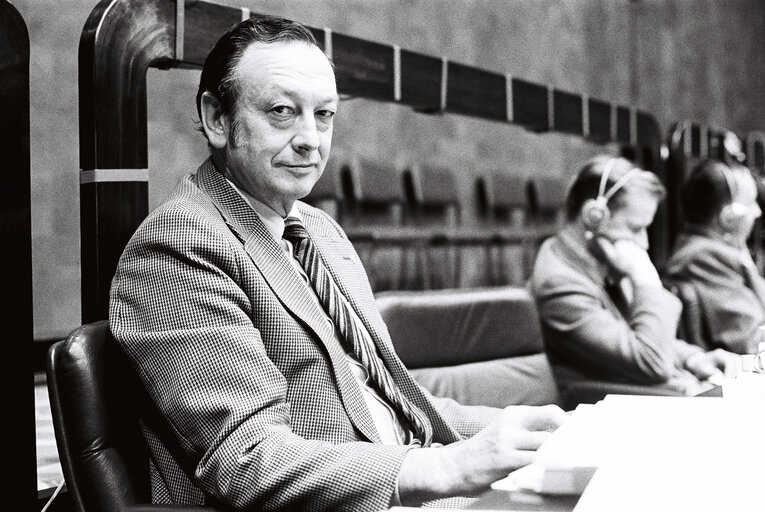 Kurt JUNG during the plenary session from December 11 to 15, 1978, in Luxembourg.