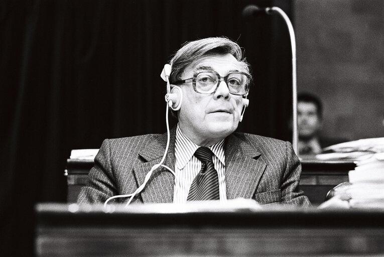 Camille NEY during the plenary session from December 11 to 15, 1978, in Luxembourg.