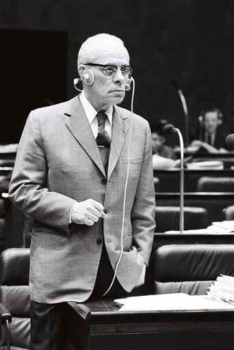 Heinz STARKE during the plenary session from December 11 to 15, 1978, in Luxembourg.