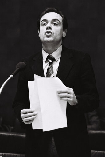 Heinz SCHREIBER during the plenary session from December 11 to 15, 1978, in Luxembourg.