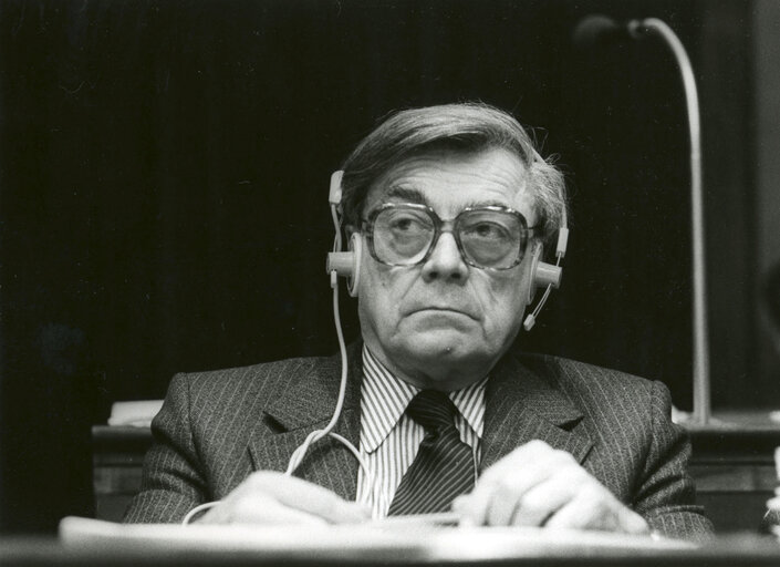 Camille NEY during the plenary session from December 11 to 15, 1978, in Luxembourg.