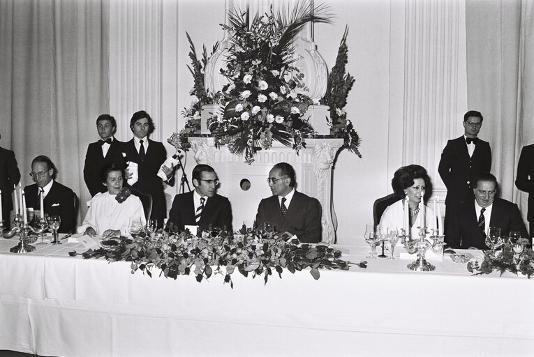 Photo 21 : President of Portugal António Ramalho EANES and EP President Emilio Colombo, in Strasbourg, November 1978.