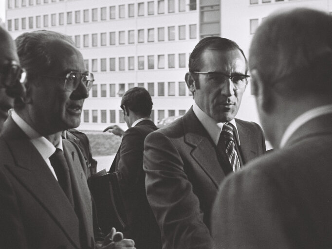 Photo 5 : President of Portugal António Ramalho EANES and EP President Emilio Colombo, in Strasbourg, November 1978.