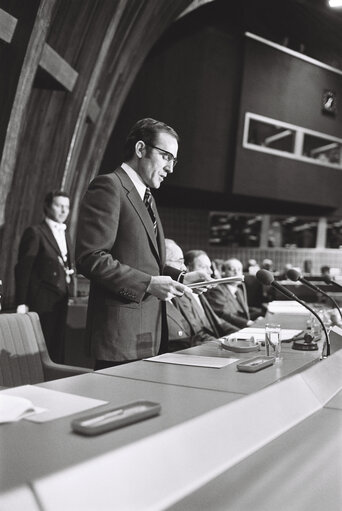 Photo 8 : President of Portugal António Ramalho EANES and EP President Emilio Colombo, in Strasbourg, November 1978.