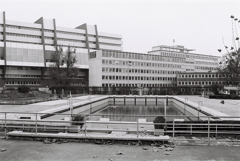 Fotografija 15: Demolition of the former EP building in Strasbourg, November 1978..