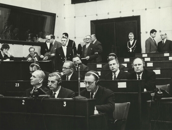 Suriet 16: Constitutive session of the new European Parliamentary Assembly in january 1962