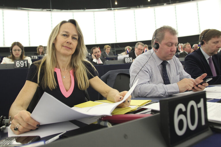 MEP Constance LE GRIP attends a plenary session in Strasbourg - Week 16  2013