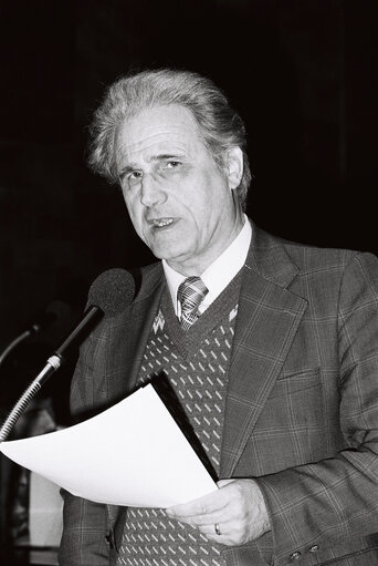 Foto 2: The delegue Jean LAURAIN during a session in Luxembourg in October 1978.