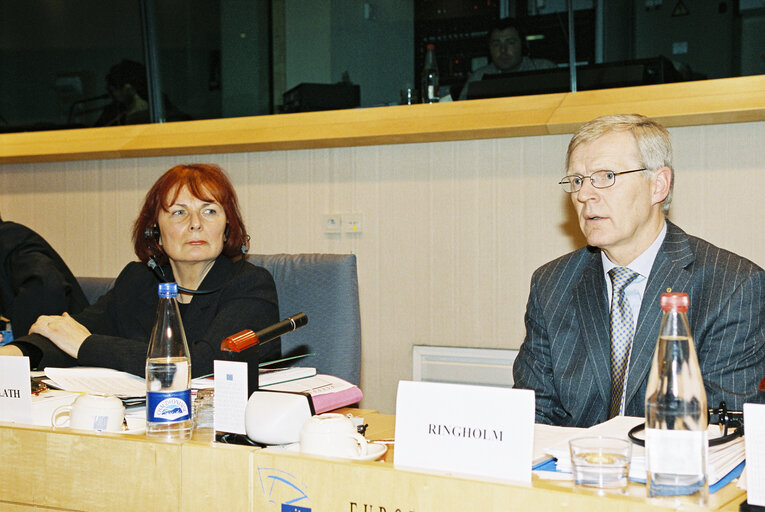 Fotografija 4: ECON Committee - Discussion with the Finance Minister of Sweden