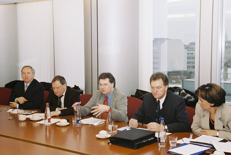 Fotografie 3: German MEPs meet with guests in Brussels