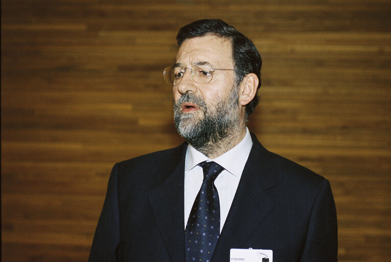 Photo 1 : EP President meets with Mariano RAJOY, Vice President of the Government of Spain