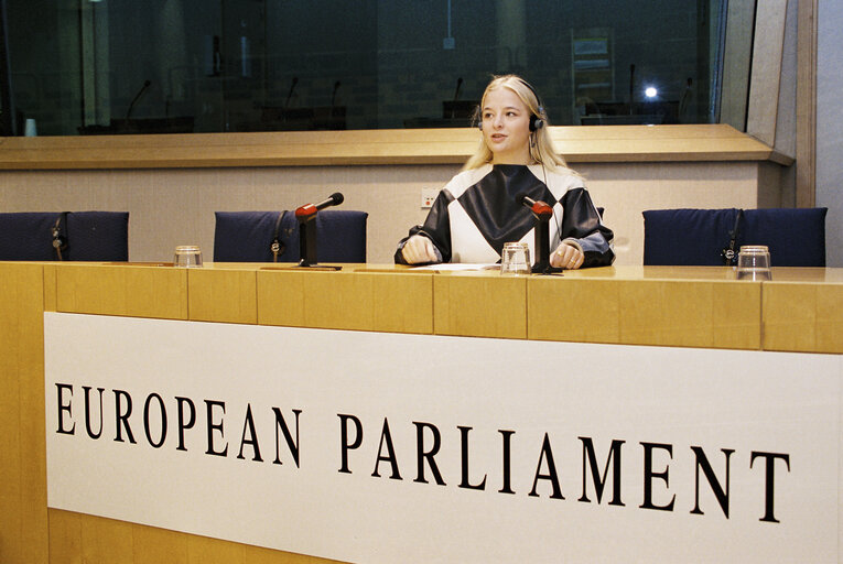 Fotografija 2: MEP Piia-Noora KAUPPI at the European Parliament in Brussels