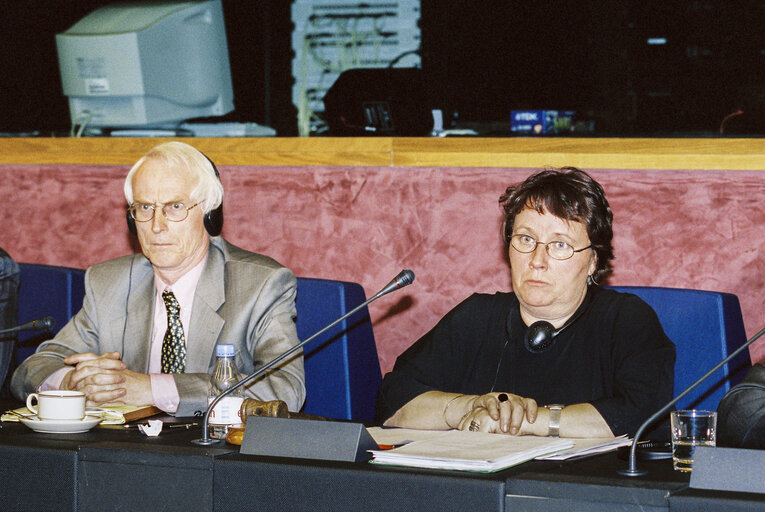 Meeting at the European Parliament in Strasbourg