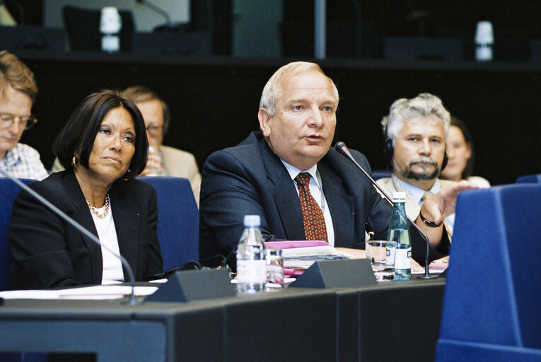 Valokuva 6: Meeting at the European Parliament in Strasbourg