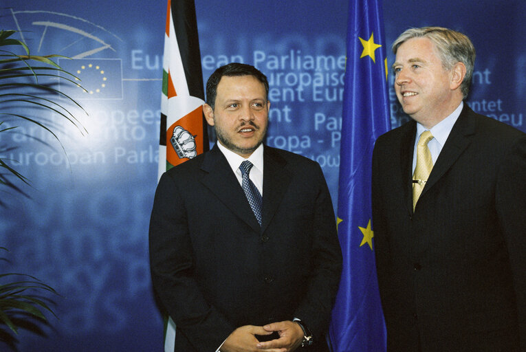 Foto 9: Visit of King Abdullah II of Jordan at the European Parliament in Strasbourg