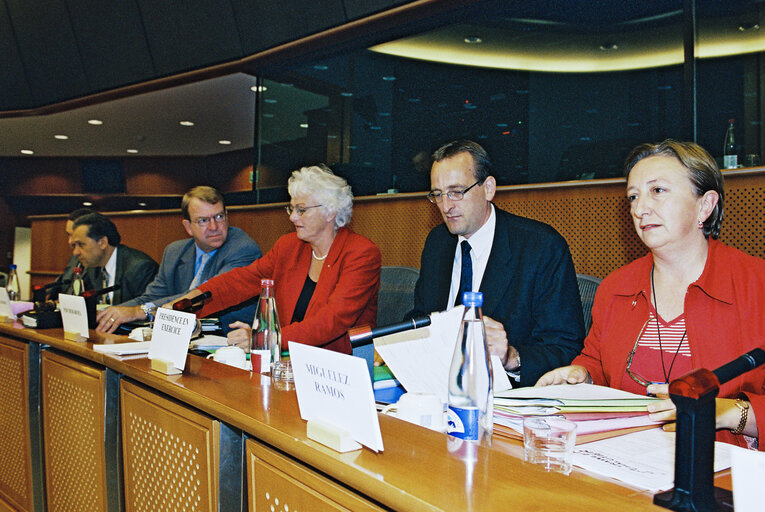 Photo 5 : Committee on FIsheries - Discussion with Danish Minister for Agriculture and FIsheries on the Danish Presidency of the Council