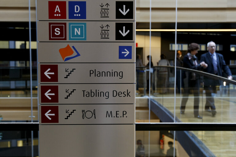 Foto 9: Directions board in Strasbourg