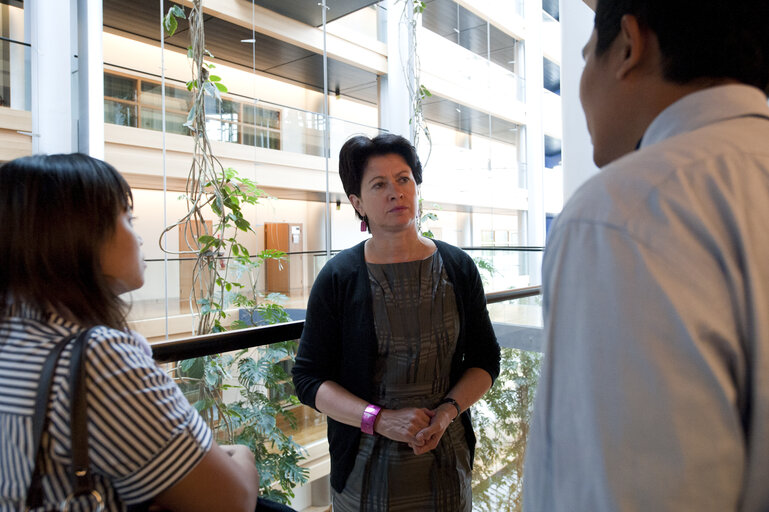 Foto 2: Meeting with Barbara LOCHBIHLER