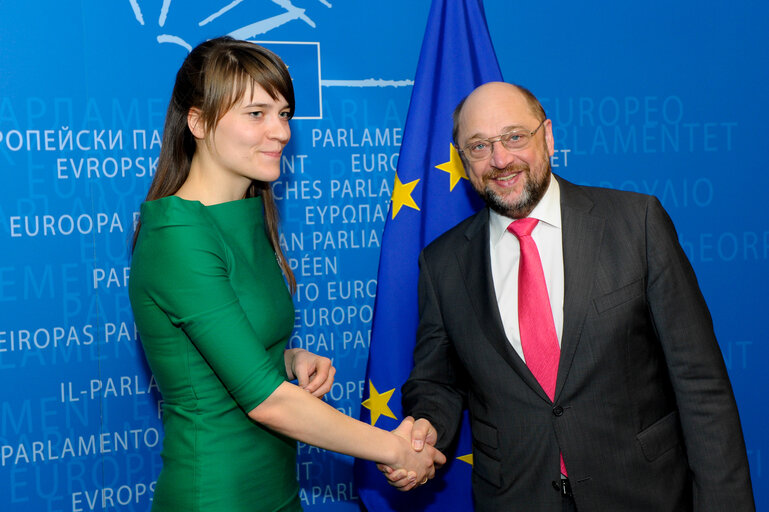 Photo 6 : EP President meets with Radvile MORKUNAITE-MIK ULENIENE