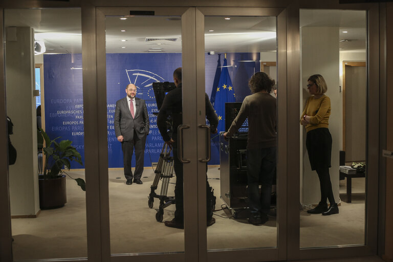 Martin SCHULZ - EP President meets with Spanish socialists leader