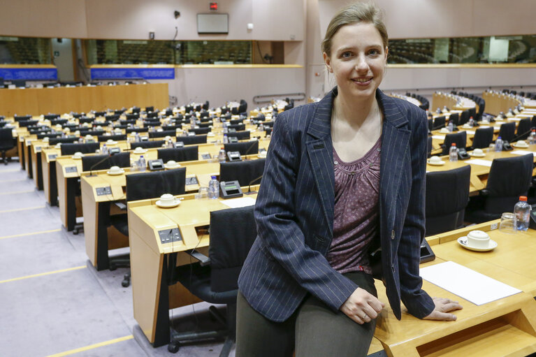 Suriet 13: MEP Rina Ronja KARI at the European Parliament in Brussels