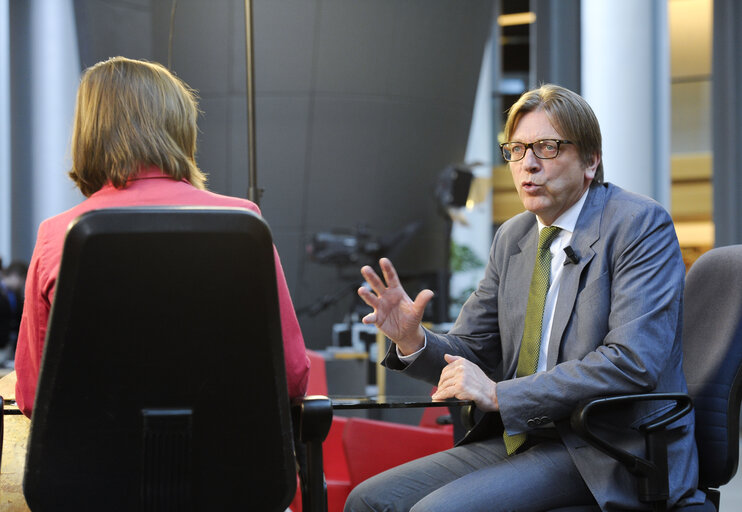 Zdjęcie 9: Interview of Guy VERHOFSTADT