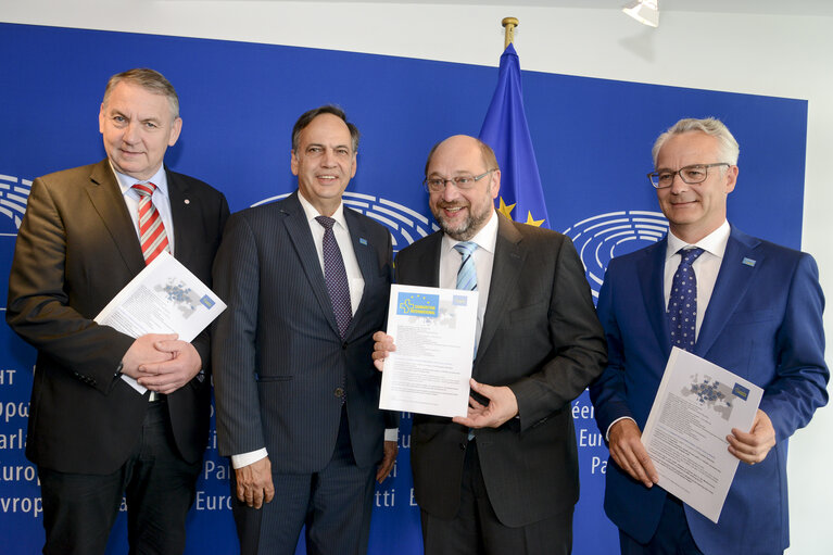 Fotografia 1: EP President meets Knud FLECKENSTEIN