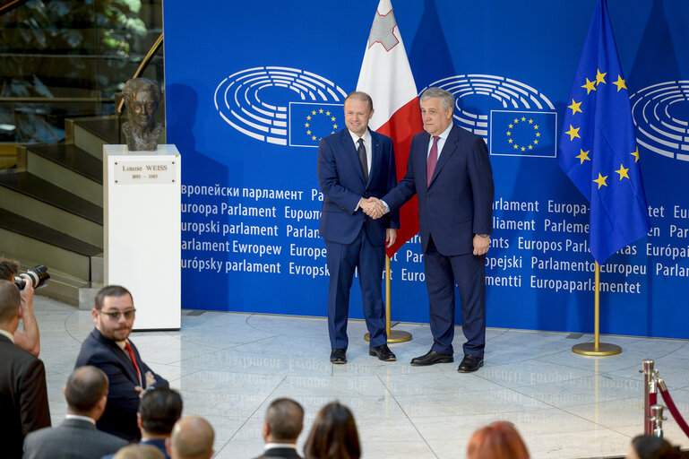 Foto 3: Official visit of the Prime Minister of Malta - Review of the Maltese Presidency