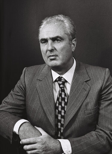 Portrait of the MEP Ansemo GOUTHIER in September 1979.