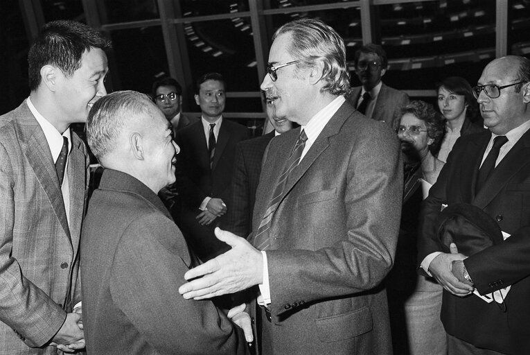 Visit of Chen PIXIAN secretary of the Communist Party of China at the European Parliament in Strasbourg